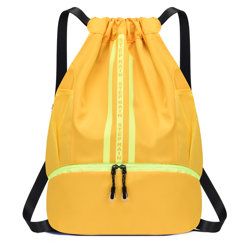 Todo fósforo de nylon con cordón mochila mujer deportes ocio momia bolsa de gran capacidad ligera bolsa de viaje al aire libre