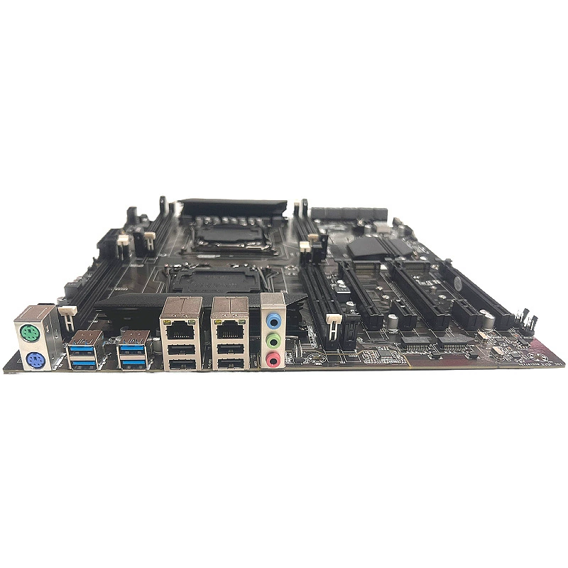 Новый материнская плата x99 двойная дорожка 2011-v3 DDR3 X8D двойная дорожка двойная сетевая карта студийный компьютер