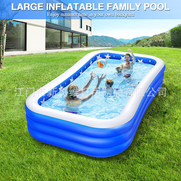 Inflatable beach swimming pool