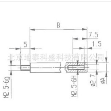 德国凯发Kaefer延长杆,测量头延长件,Kaefer测量头 kafer凯发测头