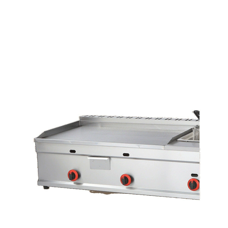 New stall gas Teppanyaki stove fryer all-in-one gas stove hand cake stove commercial Teppanyaki iron wholesale