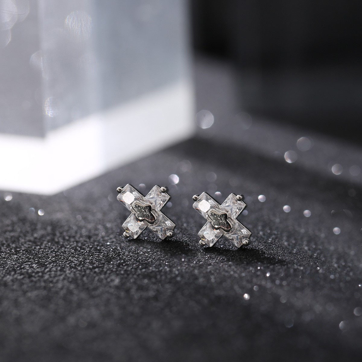 X203-A (white cross diamond) one pair