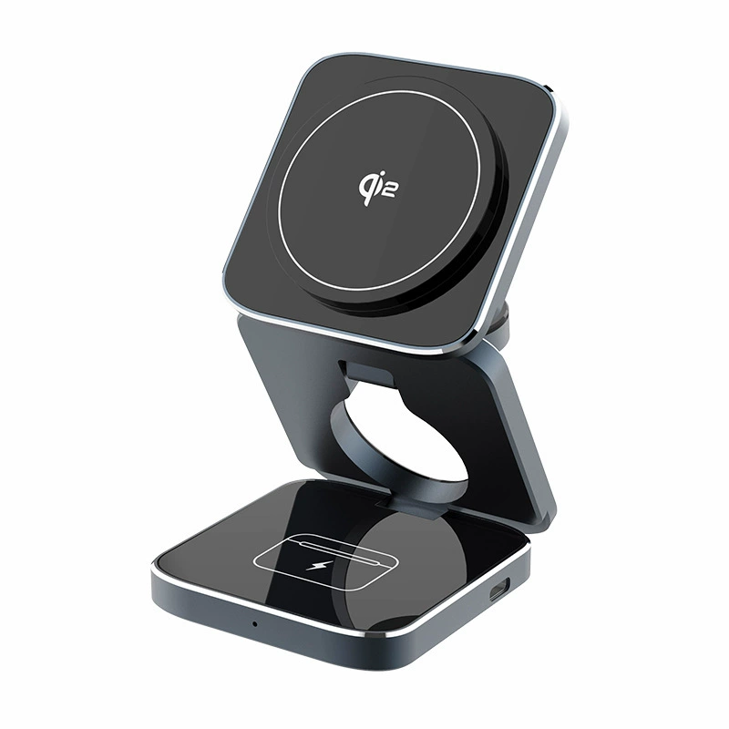 Wireless charger, phone holder, three-in-one