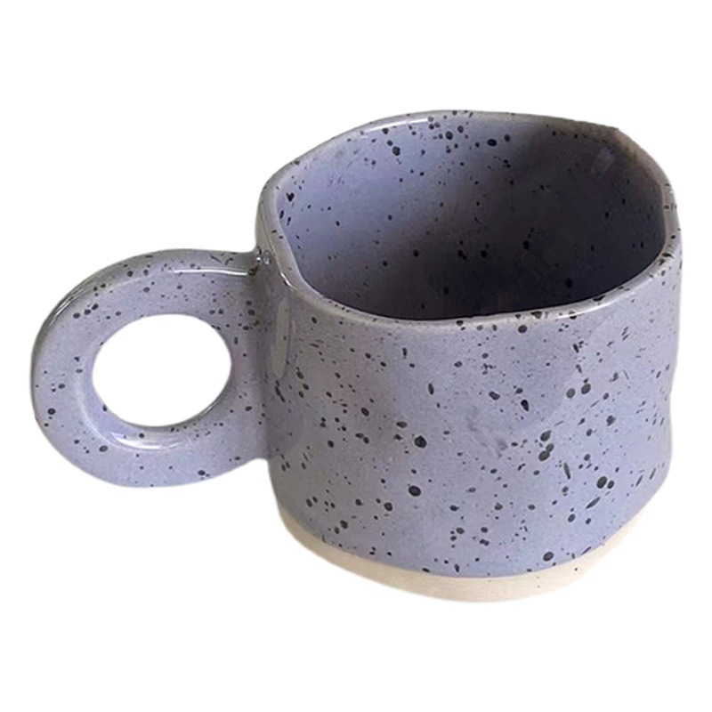 Salpicaduras de tinta taza creativa ins estilo grande taza de oído salpicaduras de tinta taza de café de cerámica desayuno taza de leche taza de agua taza