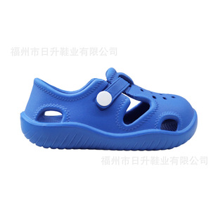 OEM�����ձ��羳���Q��ͯ��Ь�м�ɫEVA�p��͸����^��Ь Sandals