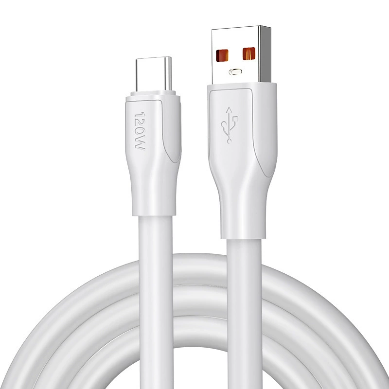 120W thickened Python 6A super fast charging data cable suitable for Huawei Honor Android Apple flash charging cable Shenlong cable