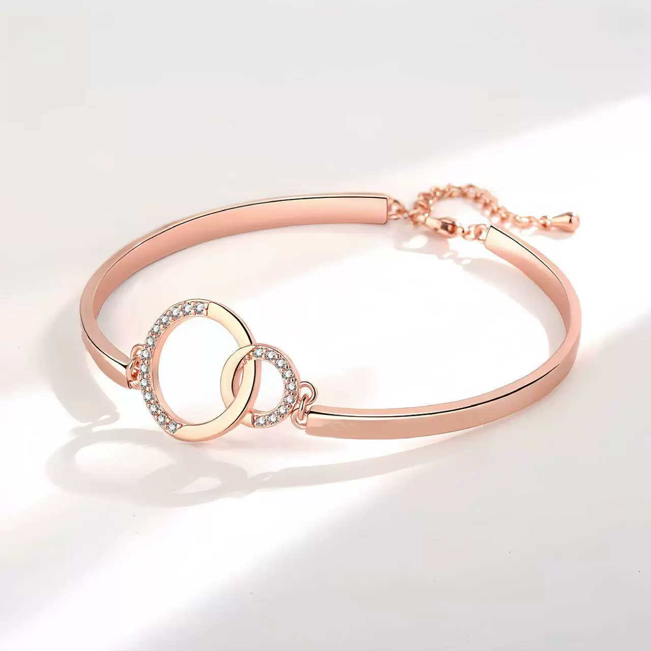 跨境热卖款双环手链无线爱8字手环女欧美高品质时尚手镯厂家直销