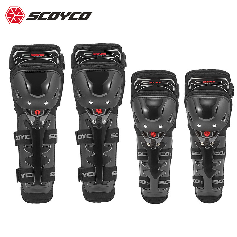 Scoyco motocicleta caballero rodillera codo almohadilla de cuatro piezas off-road racing montar anti-caída equipo de protección
