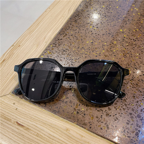 2024 new Korean style men's trendy sunglasses, disco big face slimming Internet celebrity street photography glasses women's ins sunglasses