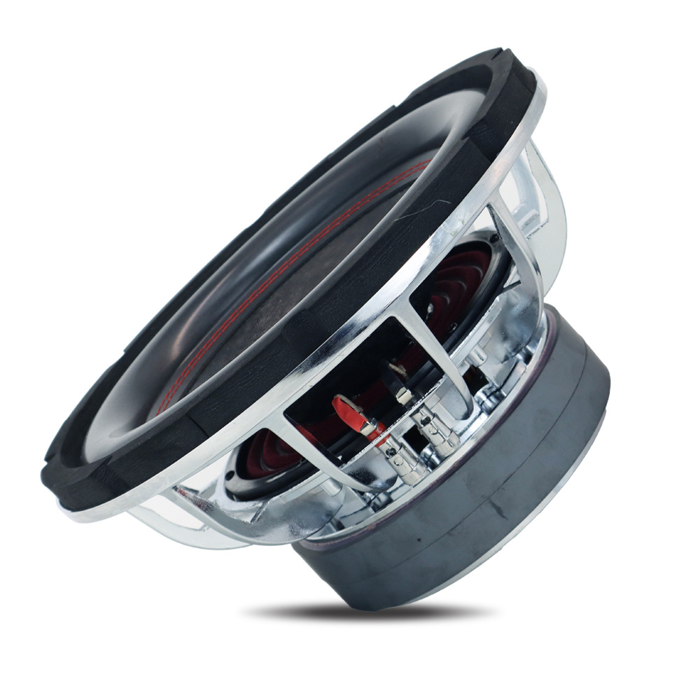 Dm 12inch New Passive Subwoofer Speaker 4+4Ohm Dual Magnet Dual Coil Design Silver Aluminum Alloy Basket