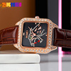 Fashionable square dial, watch, waterproof quartz belt, wholesale