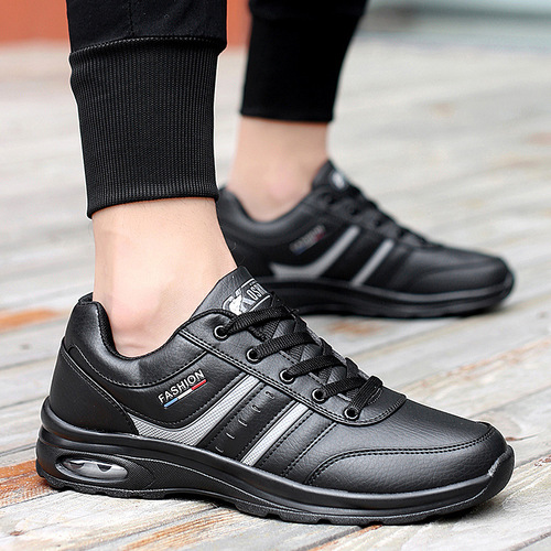 New style air-cushion fashion sports men's shoes large size cross-border golf shoes tendon sole night reflective men's low-top shoes