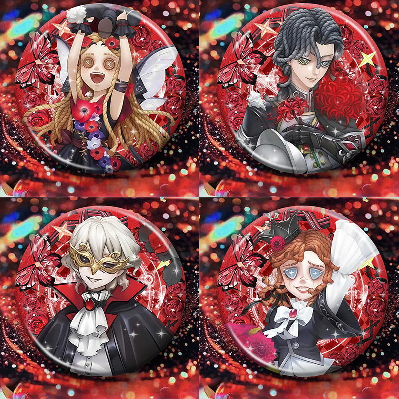 Identity V Badge Gothic Garden Series Little Girl Night Watchman Knight Cheerleader Fan Merchandise Identity V Badge Gothic Garden Series Little Girl Night Watchman Knight Cheerleader Fan Merchandise