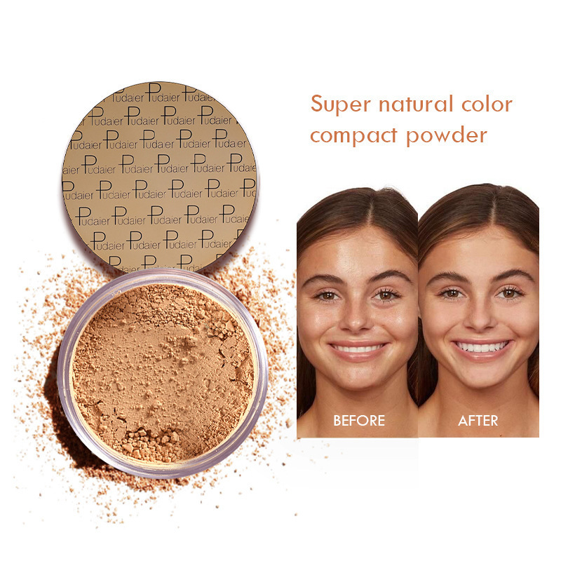 Pudaier European and American Makeup Matte Pearlescent Loose Powder High-Gloss Contouring Powder Concealer Setting Powder Wholesale