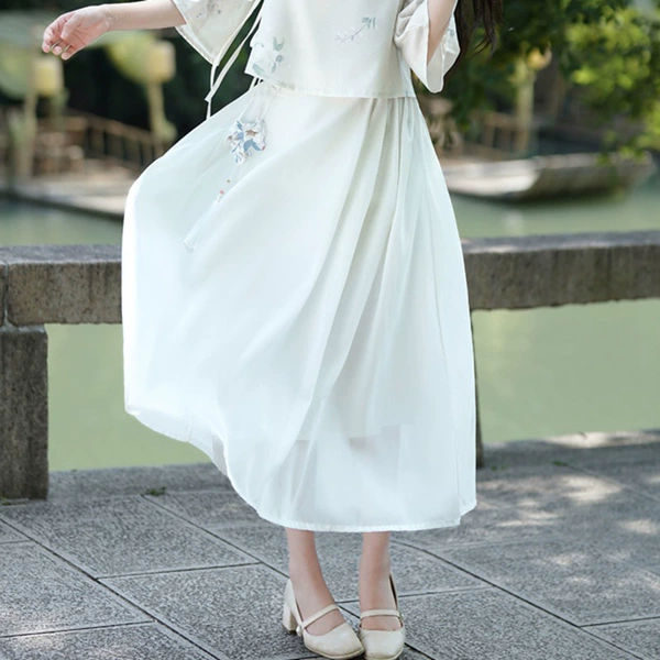 Box skirt average code