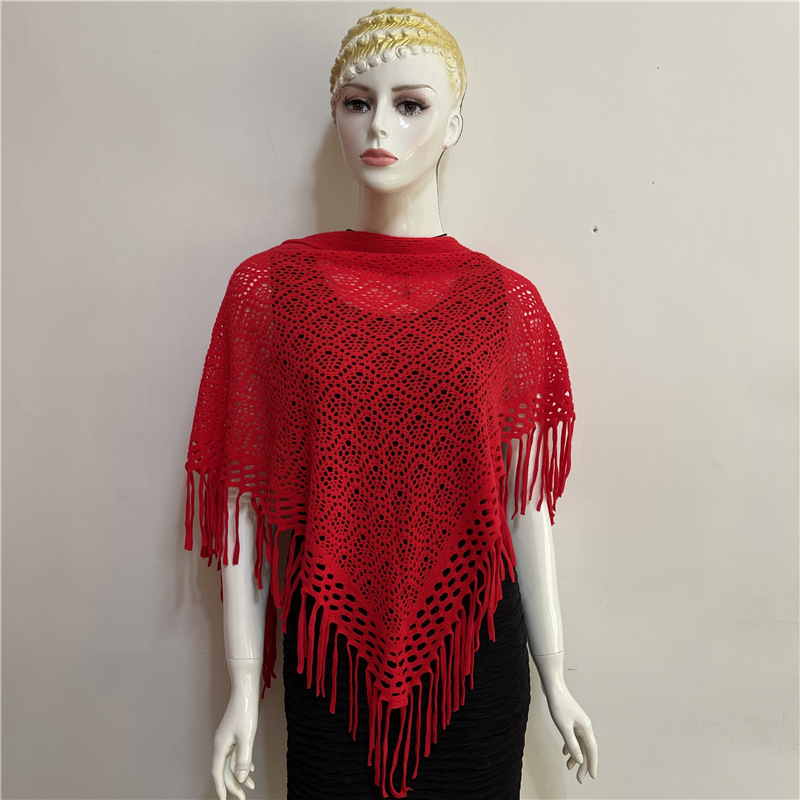 Women's Fashion Solid Color Artificial Wool Tassel Shawls display picture 66