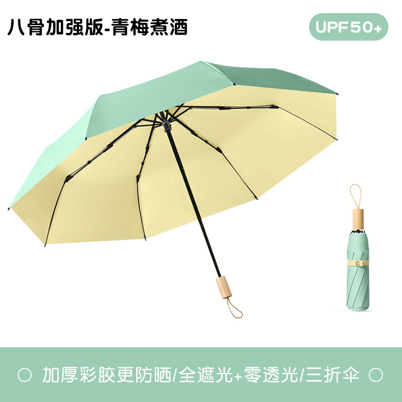 雨伞24骨自动大号森系女学生折叠伞双人防晒晴雨两用太阳伞批发伞|undefined