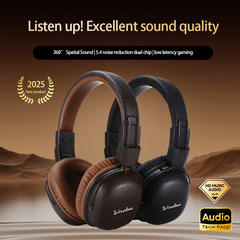 Bluetooth ヘッドセットクロスボーダー新しいマーシャルレトロスタイルプライベートモデル Type-C 多機能ノブボタン V5.4