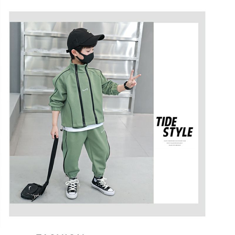 Παιδικό φθινοπωρινό σετ 2023 Νέο όμορφο κοστούμι μπέιζμπολ δύο τεμαχίων για αγόρια άνοιξη και_voghion.com