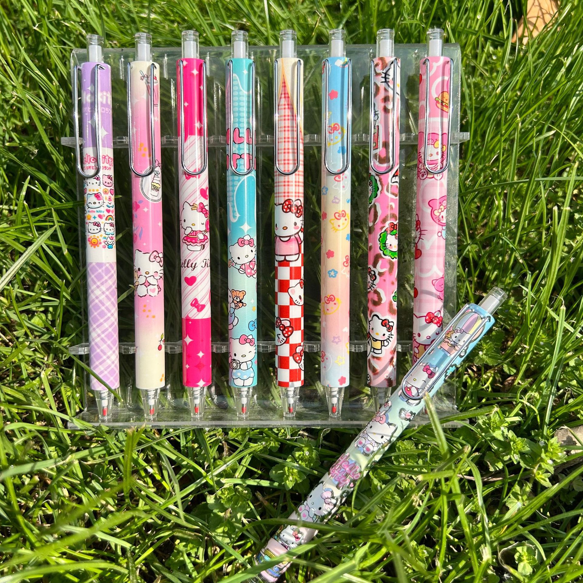 Bolígrafo de gel 1011kitty de edición limitada, de secado rápido, con diseño de dibujos animados, ideal para estudiantes, oficina, exámenes y cuadernos especiales.