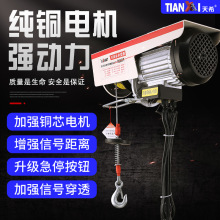 微型鋼絲繩電動葫蘆廠家直供PA200-1500微型葫蘆小吊機純銅電機