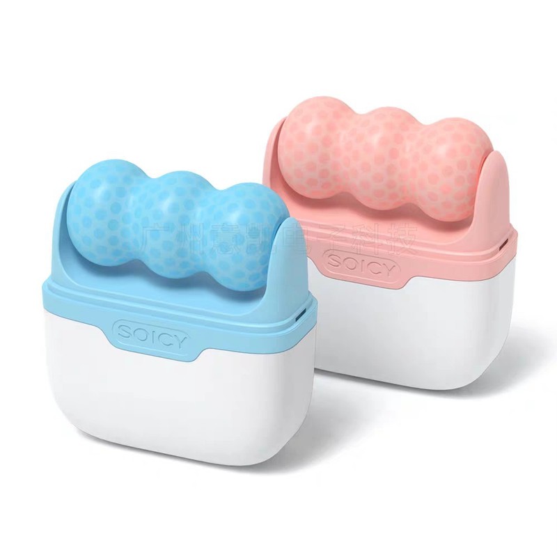 SOICY S30両面ローラー氷敷器家庭用顔の若返り美容器小型ミニ二頭アイスローラー|undefined