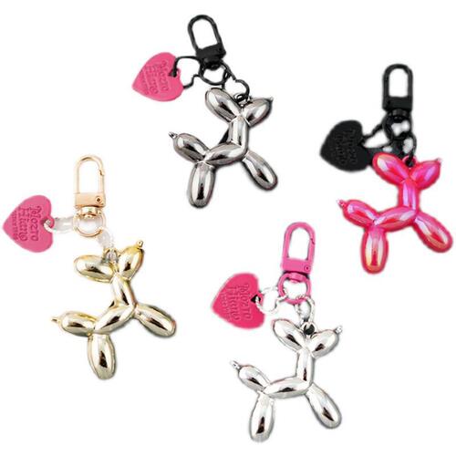 ins balloon dog key chain original couple key chain niche personality bag pendant dark cool girl pendant