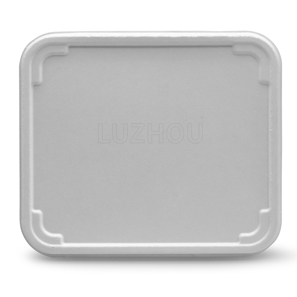 Fábrica verde al por mayor Pulpa de caña de azúcar Pulpa de bambú vajilla de Protección Ambiental desechable dividida cuatro series de cuadrícula compost degradable