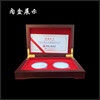 Coins, protective wooden box, silver coin, gift box, panda
