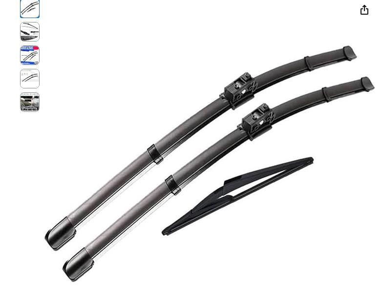 Mercedes-Benz For Mercedes-Benz B-Class W246 2016-2019 Wiper 26+19+12 (Wiper) - mercedes-benz-b-class-w246-2016-2019-261912