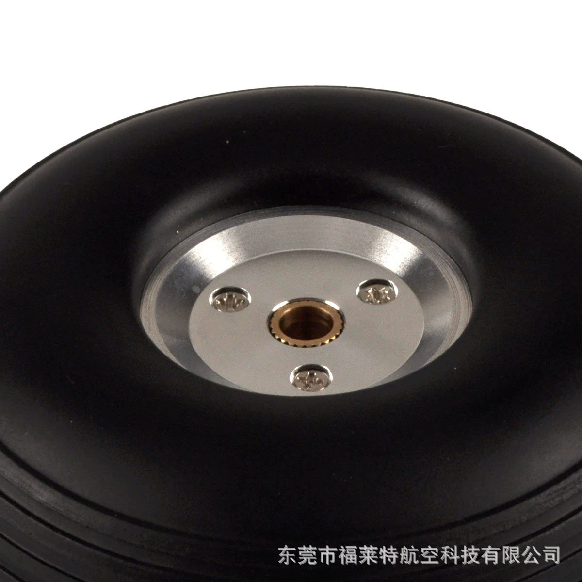 Bike cassette, polyurethane landing gear with fixed wing, silver tires, 5inch