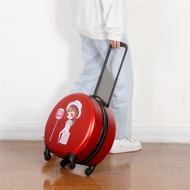 Logotipo impreso de los niños trolley gran capacidad universal rueda equipaje maleta ocio al aire libre fábrica por mayor