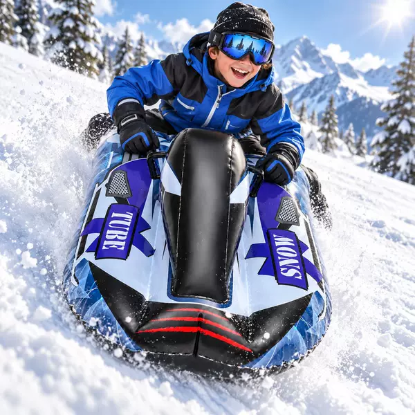 Manufacturer-customized, eco-friendly PVC inflatable motorboat and snow tube for outdoor use