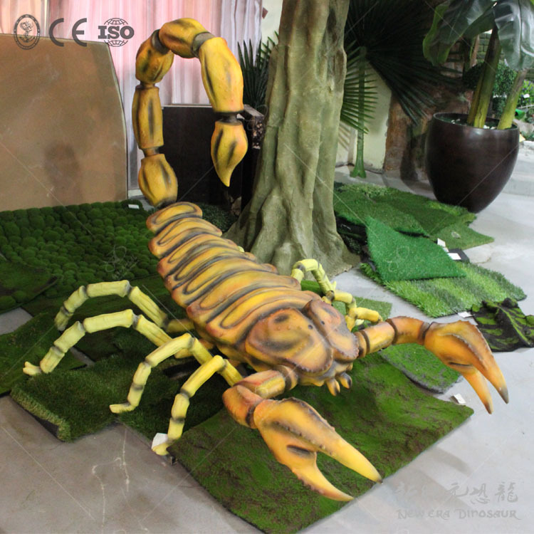 Escorpión modelo de insecto modelo de animal de simulación de gran tamaño productos de insecto de simulación de silicona dinosaurio escultura exposición paisajística
