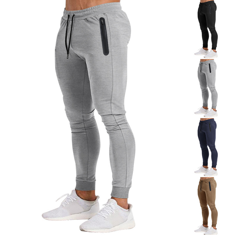 European and American 2024 New Spring and Summer Men's Casual Sports Trousers Fitness Trousers Men's