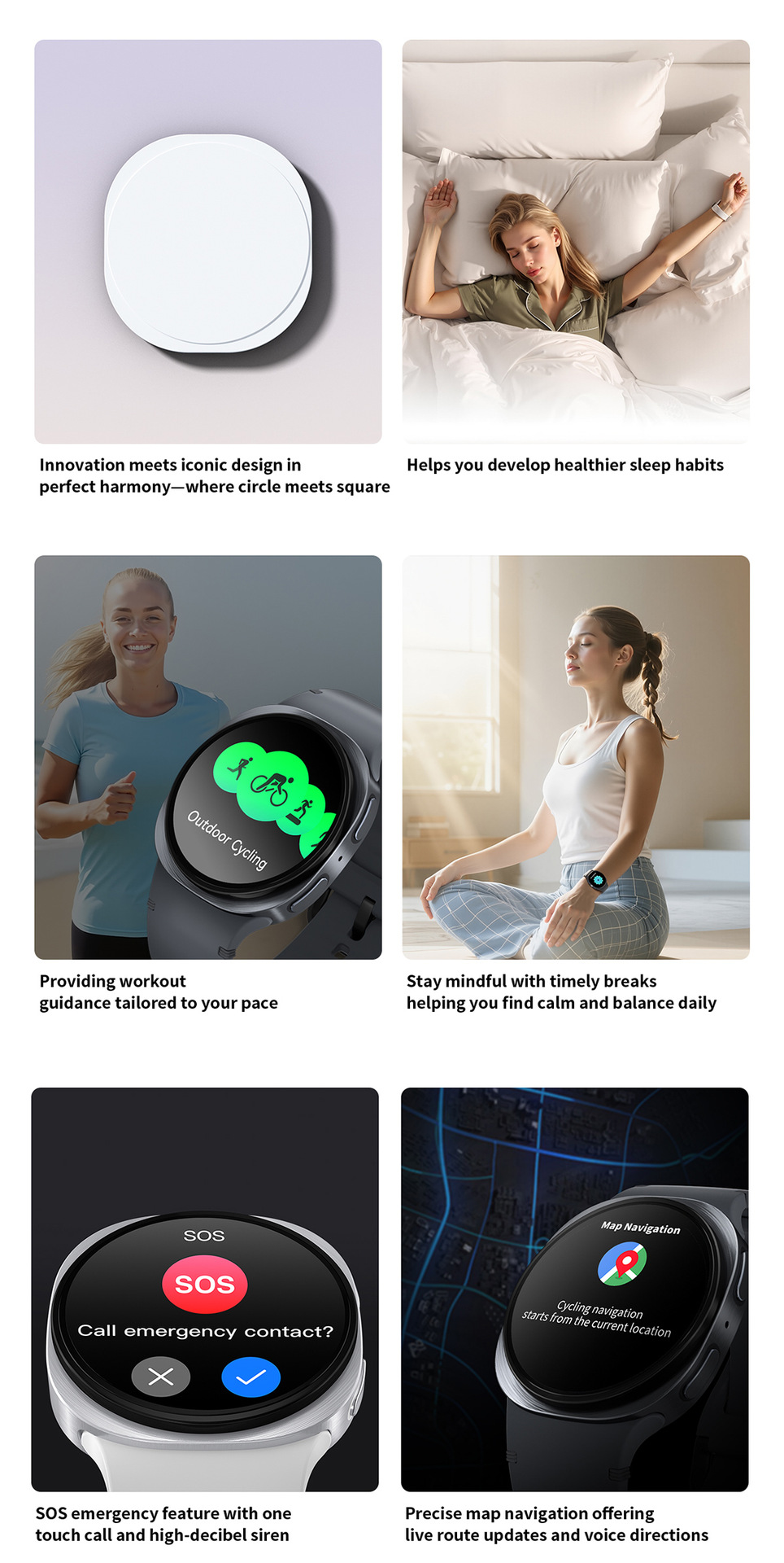 Smartwatch hd8 con chiamata bluetooth e navigazione gps_voghion.com