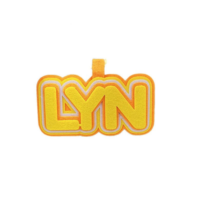 刘宇宁应援周边ins风高颜值不织布文字挂饰diy成品钥匙扣书包挂件|undefined