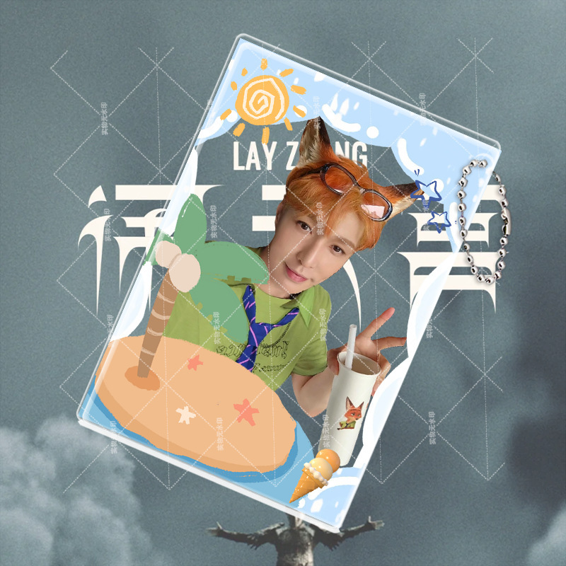 张艺兴闹天宫演唱会亚克力透卡应援周边透明合影卡拍照书包挂件|undefined