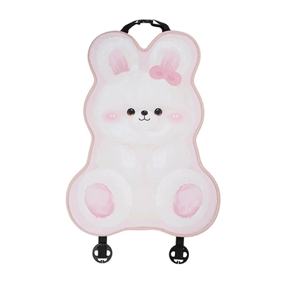 Seat cushion, seat cover – Warm Car Seat Cover - rabbit-fur-three-dimensional-bunny-seat-cushion-and-backrest