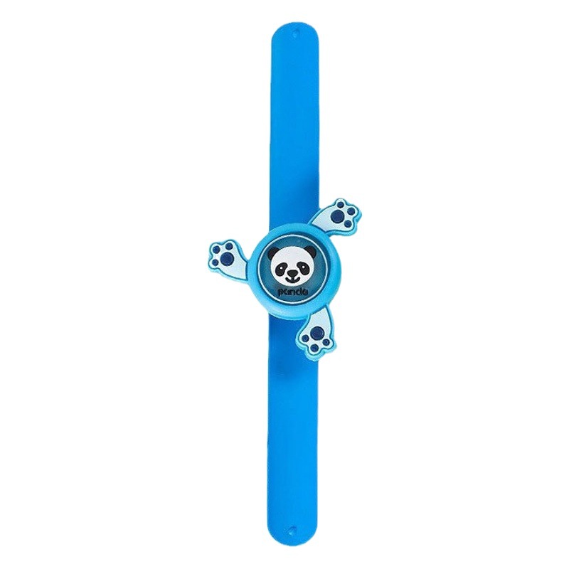 Children's Flash Watch Summer Bracelet Gyro Snap Ring Cartoon Rotating Protective Bracelet Boxed Small Toys Wholesale
