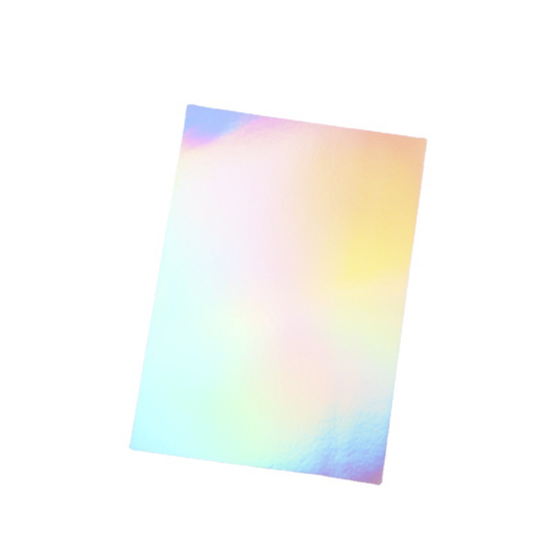 Fábrica personalizada colorido papel de aluminio láser a todo color cartón láser A4 cartón personalizado al por mayor