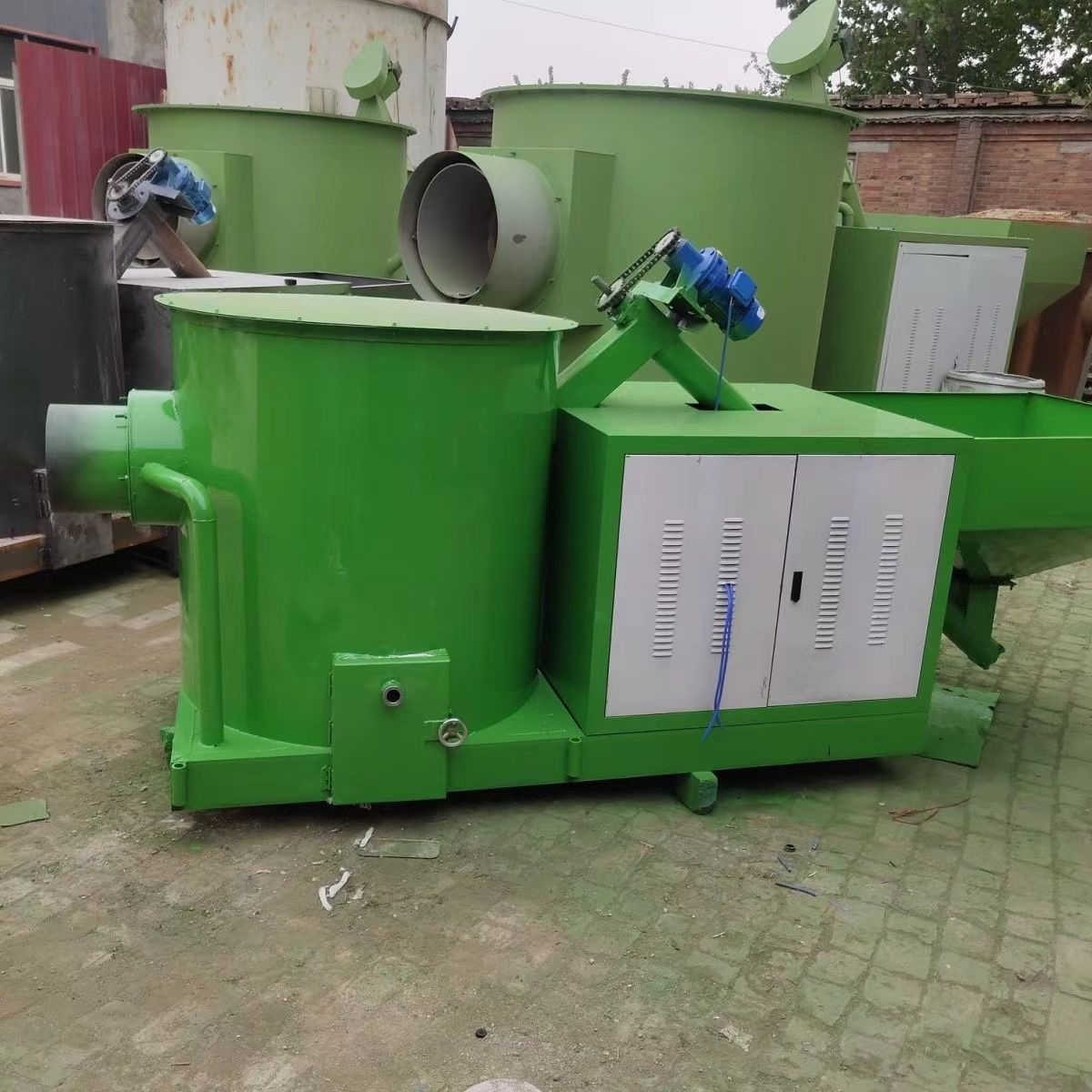 烤漆房燃煤锅炉烘干设备节能燃烧机鸡棚供暖木屑颗粒生物质燃烧机