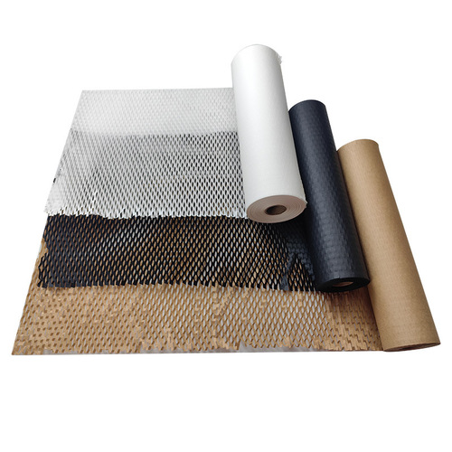 Leather wrapping paper cross-border exclusive honeycomb paper, environmentally friendly and biodegradable, shockproof and anti-collision grid honeycomb packaging paper