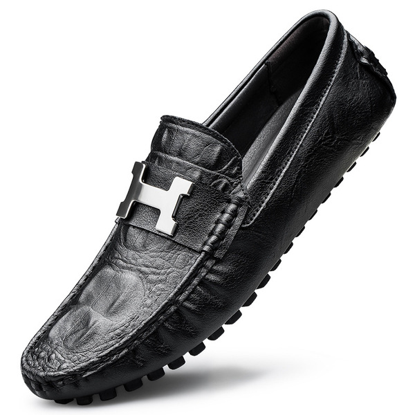 Fashionable leather casual footwear English style
