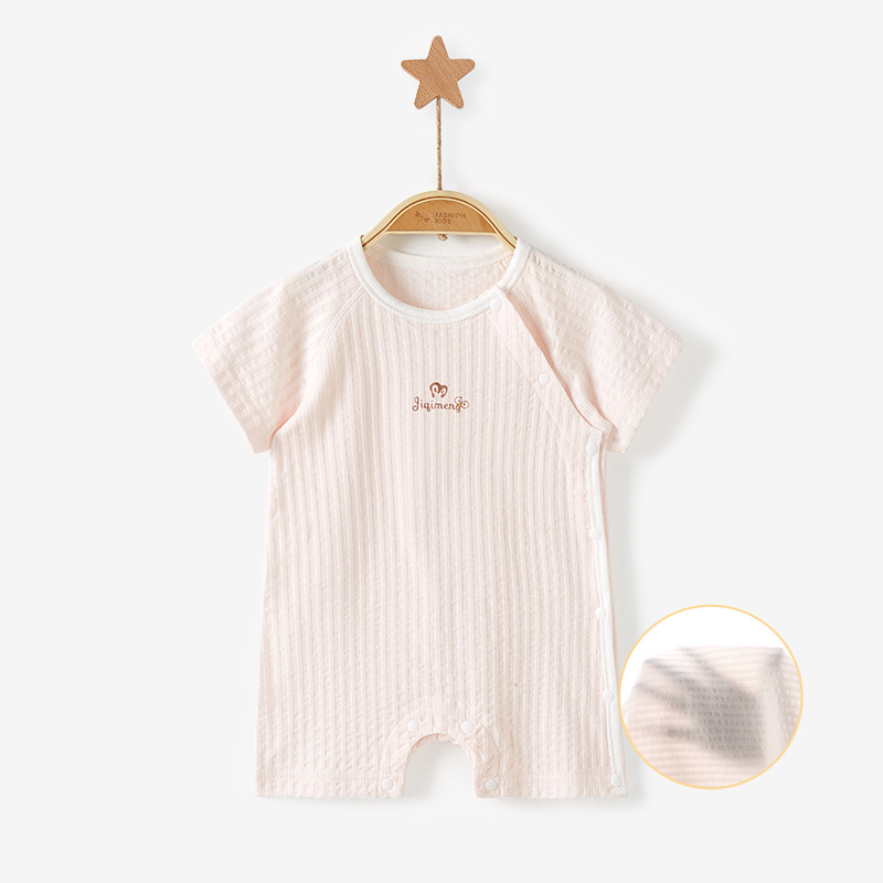 Bebé mono verano pijamas delgados traje de manga corta mameluco recién nacido Ropa niños y niñas Bebé Ropa de verano