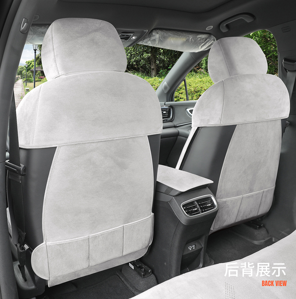 Byd Hiace 05Dmi Special Car Seat Cushion, Universal Seat Cover for All Seasons, Suede Leather Ventilated Saddle Cushion Seat Cover