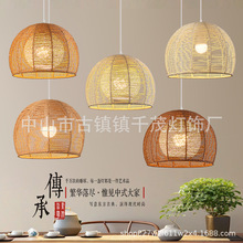美式乡村麻绳田园吊灯创意个性餐厅火锅奶茶店复古工业风卡座吊灯