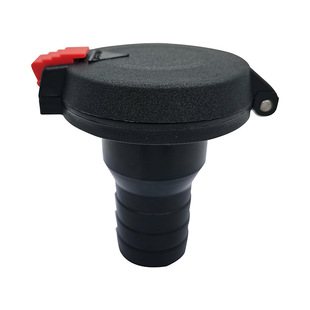 Black Plastic Refueling and Water Inlet Hatch Press-Type Opening 38mm Fuel Port Rv Ship Marine Accessories