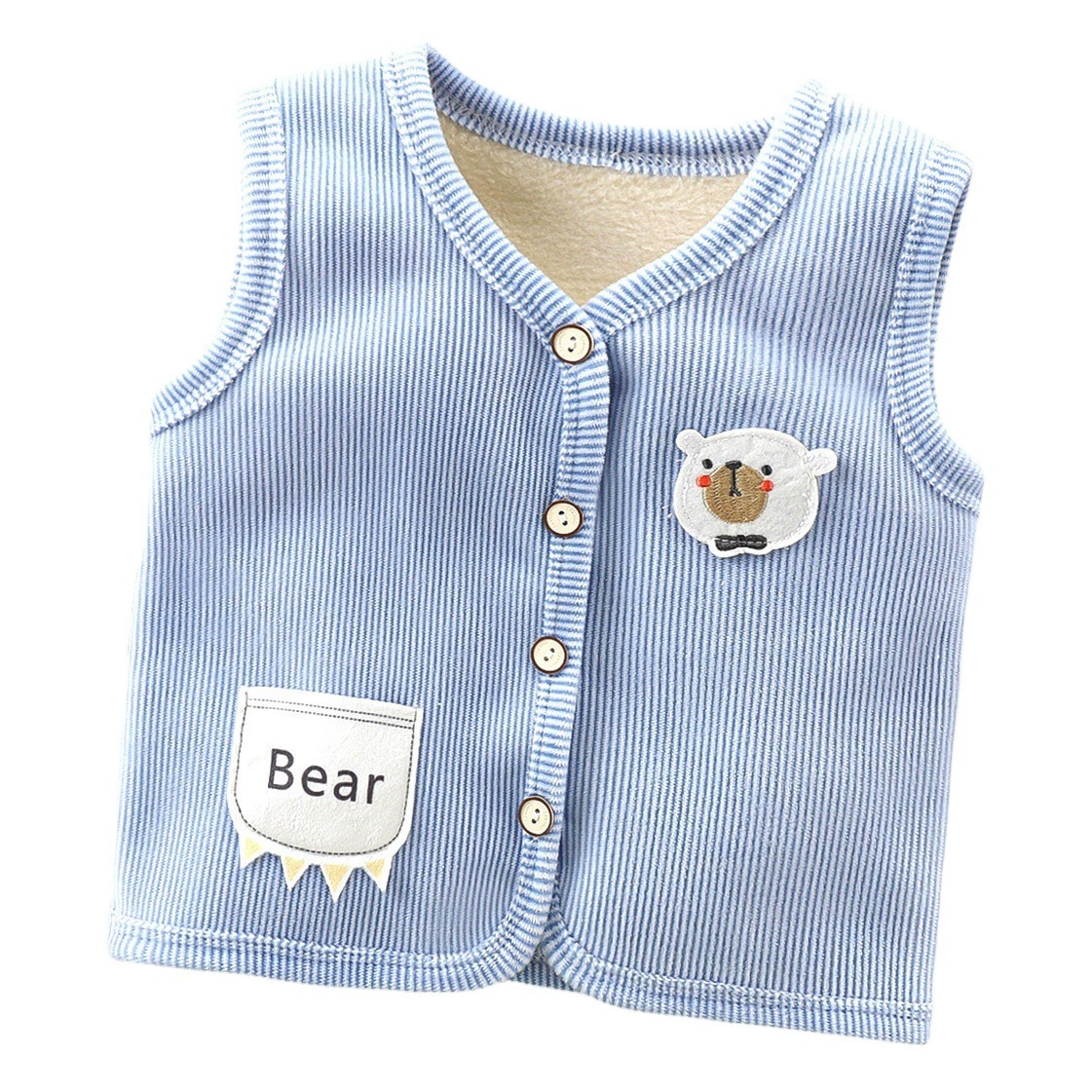 Детский жилет Весенне-осенний наряд Детский двухсторонний Топ Жилет для новорожденных для мальчиков Детский жилет Модный стиль для девочек