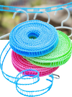 ✅ Thickened Clothesline for Indoor and Outdoor Use, No-Drill Windproof and Non-Slip Clothesline for Drying Clothes and Hanging Quilts